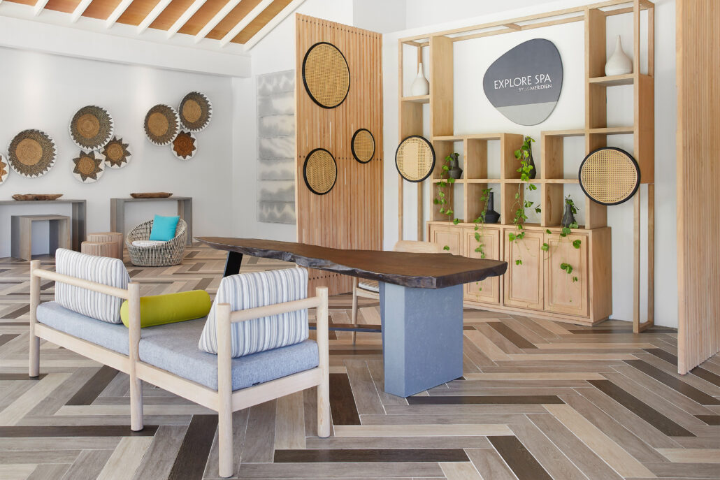 Le Meridien Maldives Resort Spa Explore Spa by Le Meridien Reception ©Le Meridien Maldives Resort Spa