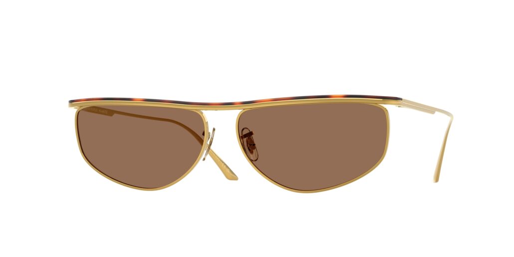 OliverPeoples 1986C GOLD DARK MAHOGANY BROWN