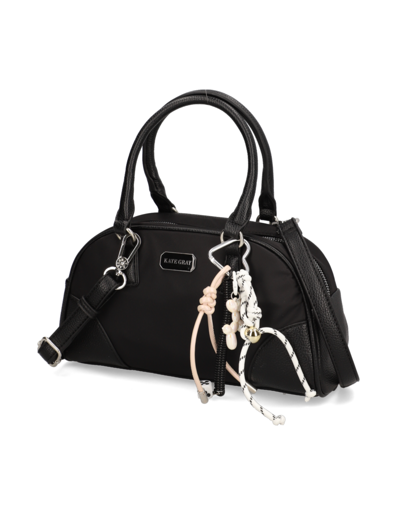6141004100 HUMANIC Kate Gray Bag with Charms E 5995 1