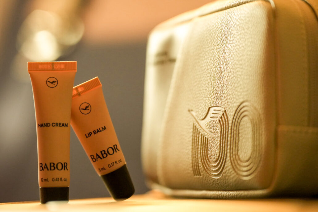 BABOR Lufthansa Business Class Amenities Hand Cream Lip Balm