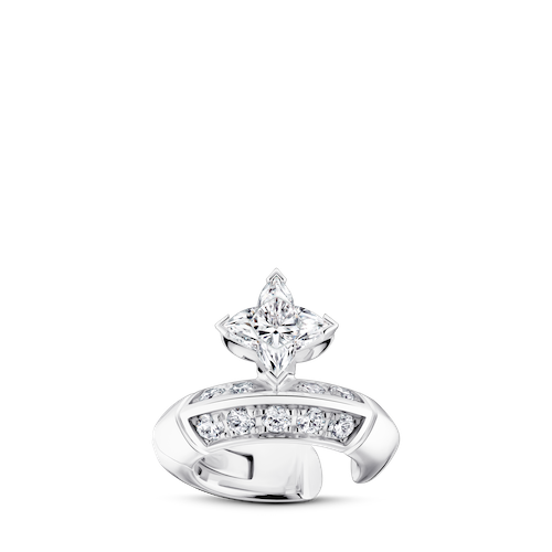 LV DIAMONDS EARCUFF. LOUIS VUITTON FINE JEWELRY