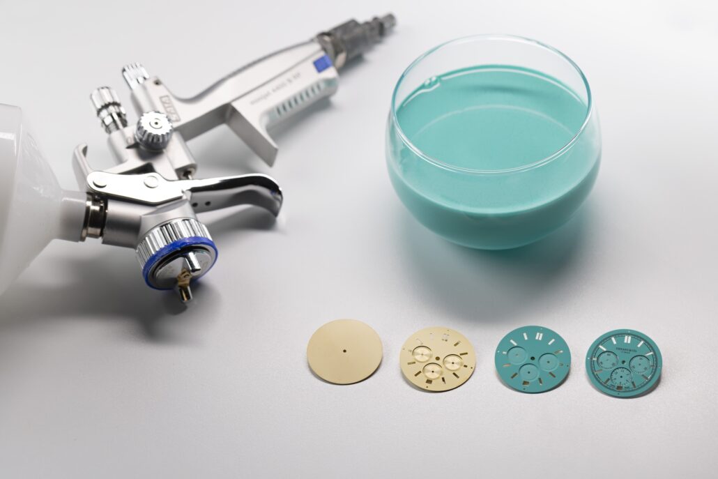 Tiffany Craft Making of the Dial in Tiffany Blue%C2%AE lacquer