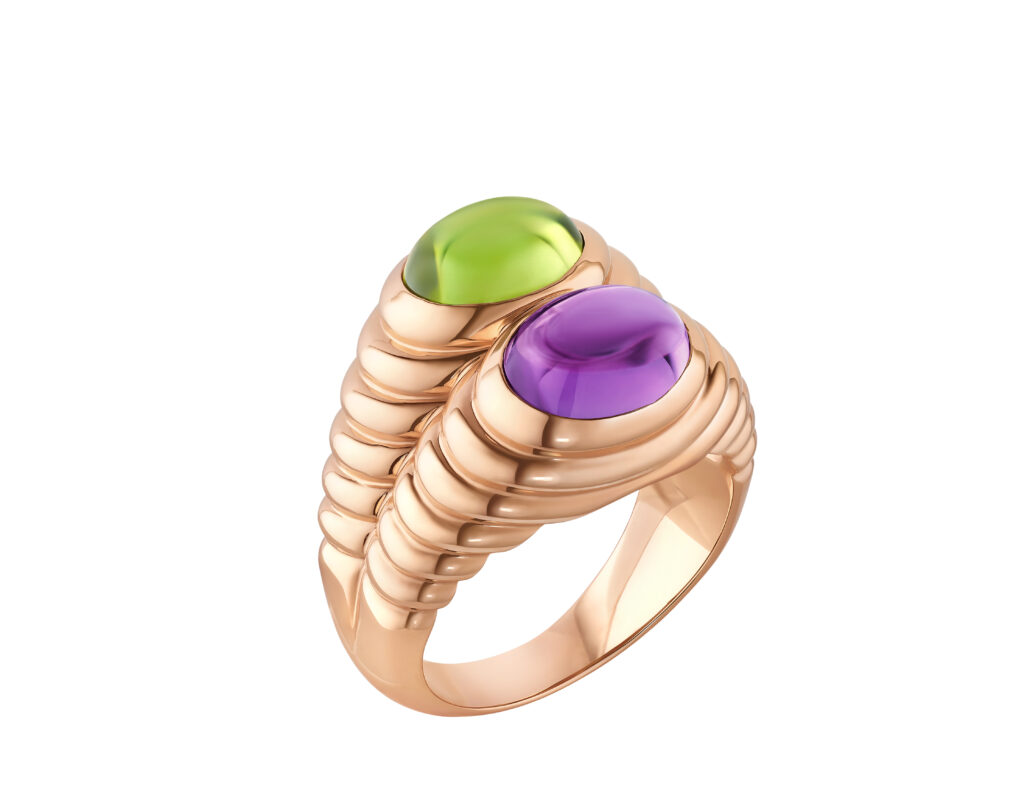 Bvlgari Doppio Baccellato Ring Rosegold PaA
