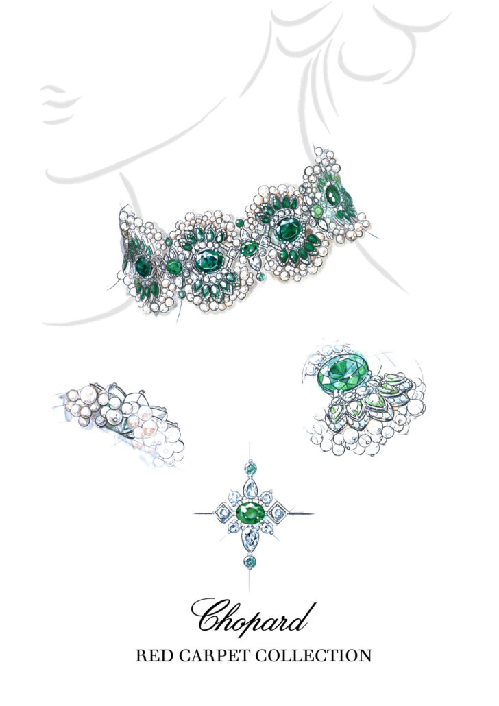 810967 1001 Red Carpet Collection Necklace sketch 1