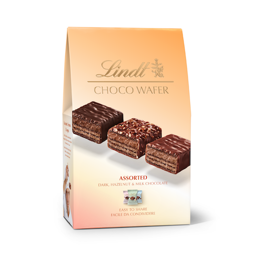 LINDT Choco Wafer Assortiert Beutel 138g
