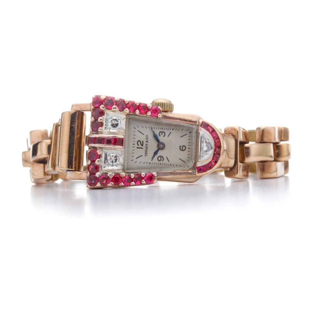 Wristwatch 1930%E2%80%931931 With Rubies @The Tiffany Archives