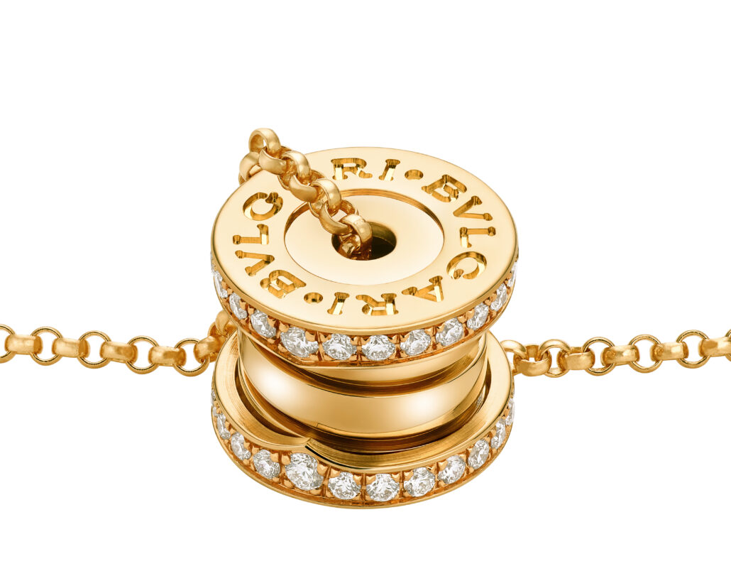 Bvlgari B.zero1 Halskette Gelbgold Diamant EUR 3950