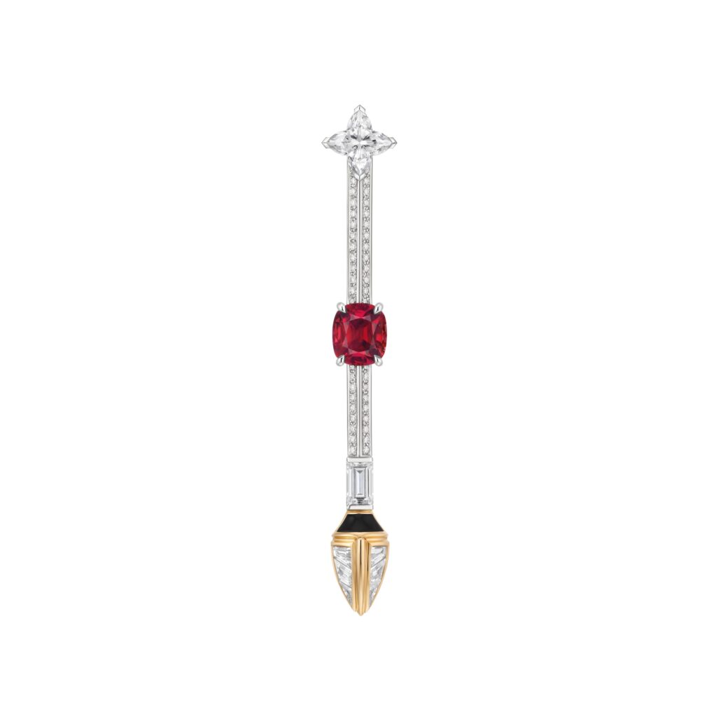 CONQUEST BROOCH. LOUIS VUITTON MYTHICA COLLECTION LOUIS VUITTON HIGH JEWELRY