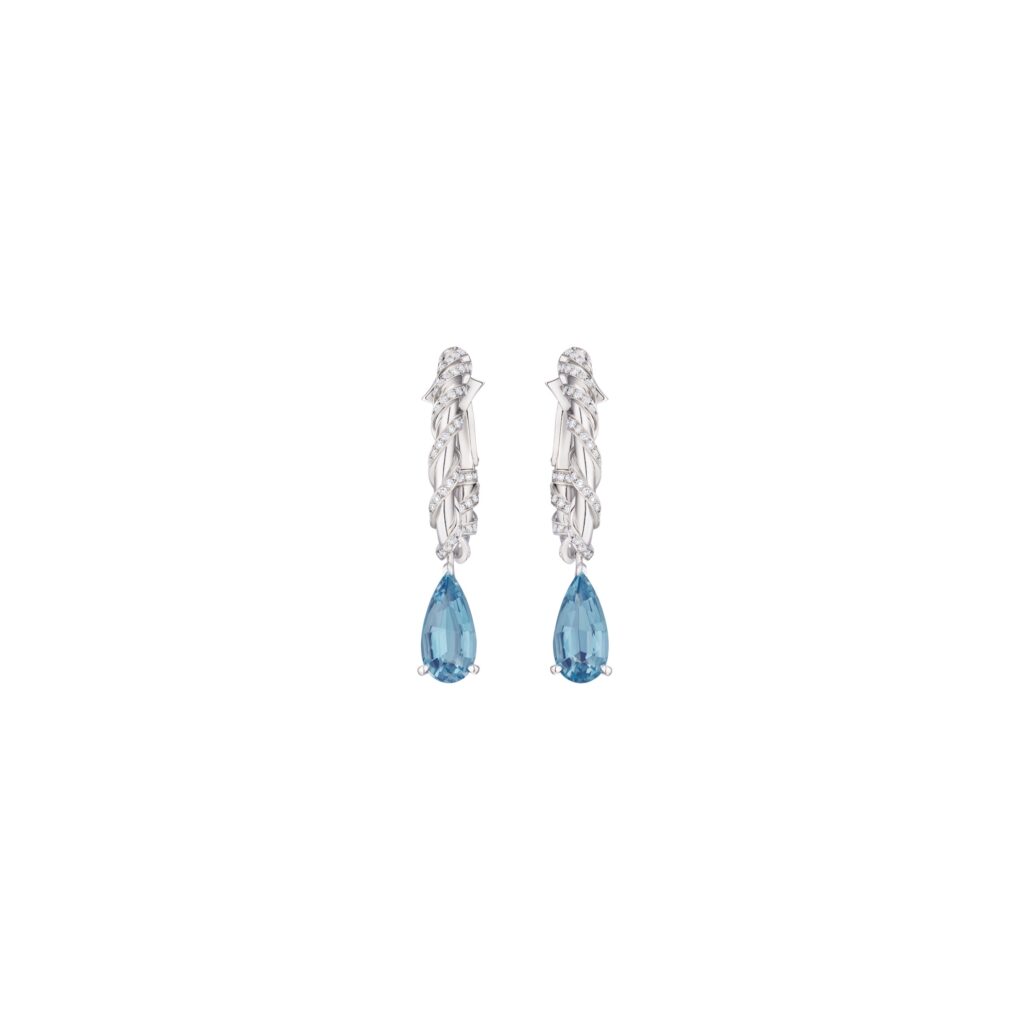 ENIGMA EARRINGS. LOUIS VUITTON MYTHICA COLLECTION LOUIS VUITTON HIGH JEWELRY