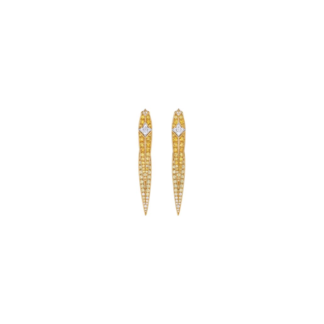 FORTUNE EARRINGS. LOUIS VUITTON MYTHICA COLLECTION LOUIS VUITTON HIGH JEWELRY 2
