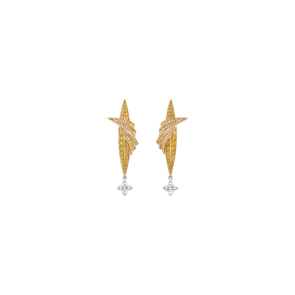 FORTUNE EARRINGS. LOUIS VUITTON MYTHICA COLLECTION LOUIS VUITTON HIGH JEWELRY 3