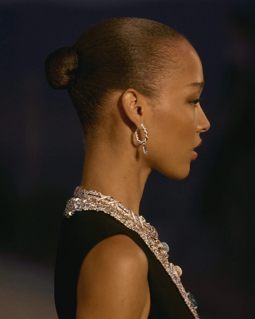 Louis Vuitton Mythica show HJ Enigma Necklace and Earrings