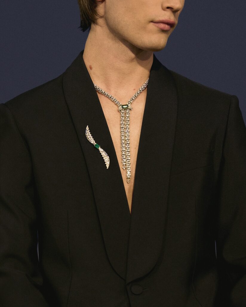 Louis Vuitton Mythica show HJ Mesmerism Necklace and Brooch