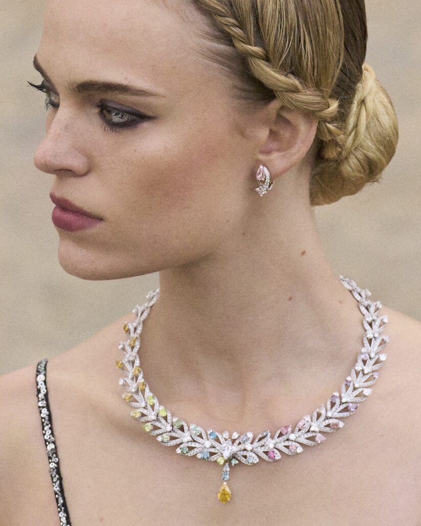 Louis Vuitton Mythica show HJ Victory Necklace and Earrings