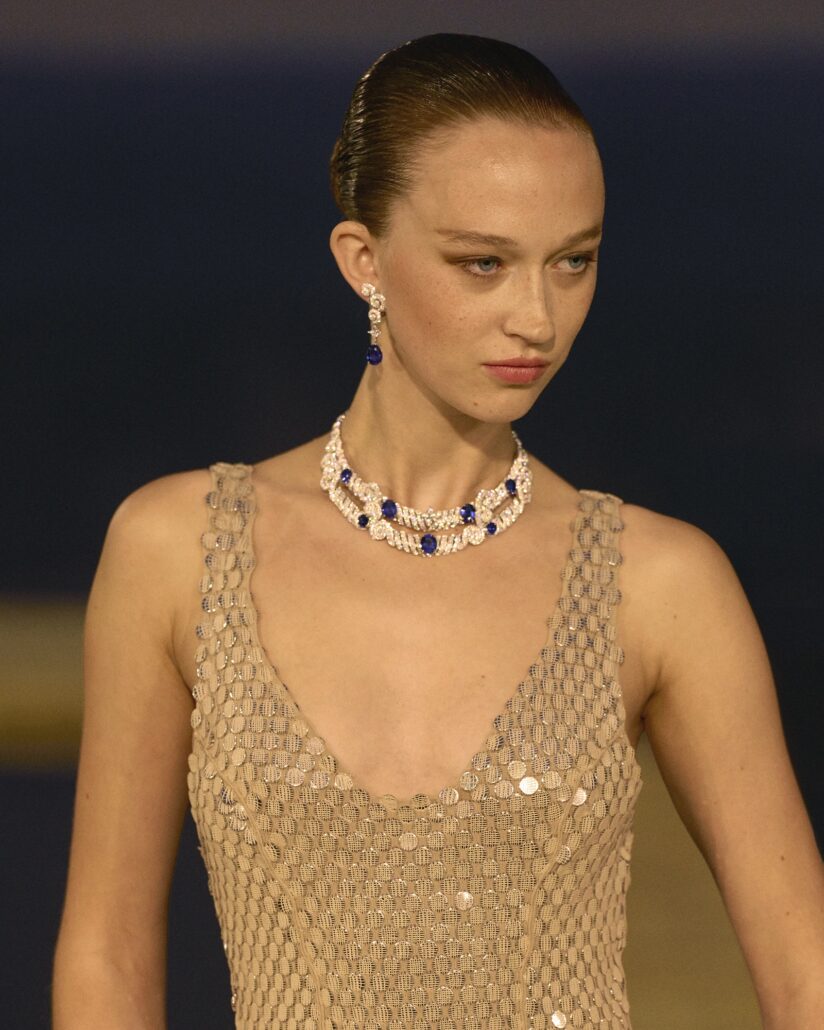 Louis Vuitton Mythica show HJ Whisper Necklace and Earrings