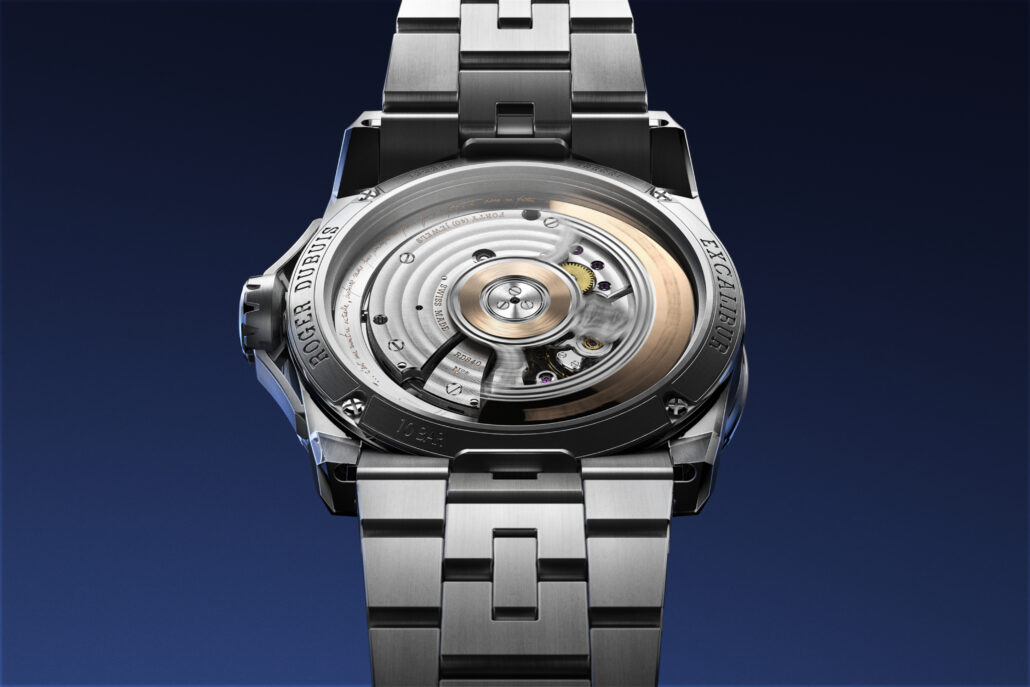 Roger Dubuis DBEX1209 Excalibur biretrograde steel BACK CTRPLG