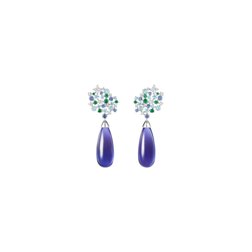 SIRIUS EARRINGS. LOUIS VUITTON MYTHICA COLLECTION LOUIS VUITTON HIGH JEWELRY 3