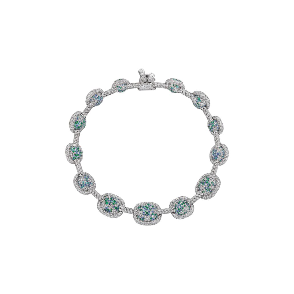 SIRIUS NECKLACE. LOUIS VUITTON MYTHICA COLLECTION LOUIS VUITTON HIGH JEWELRY BACK VIEW