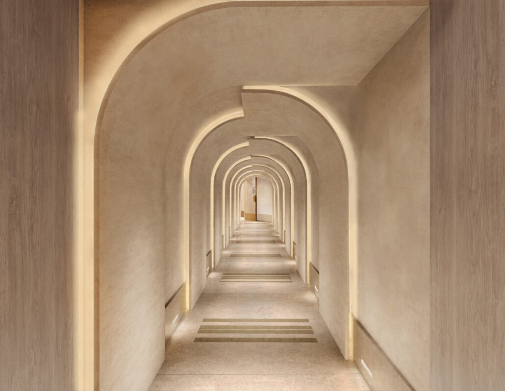 Spa Arrival Corridor Waldorf Astoria London Admiralty Arch
