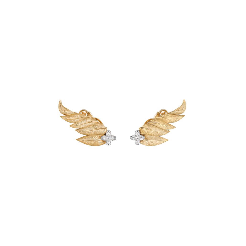 TRIUMPH EARRINGS. LOUIS VUITTON MYTHICA COLLECTION LOUIS VUITTON HIGH JEWELRY
