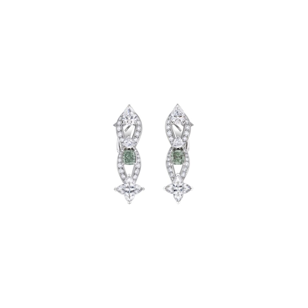VICTORY EARRINGS. LOUIS VUITTON MYTHICA COLLECTION LOUIS VUITTON HIGH JEWELRY 2