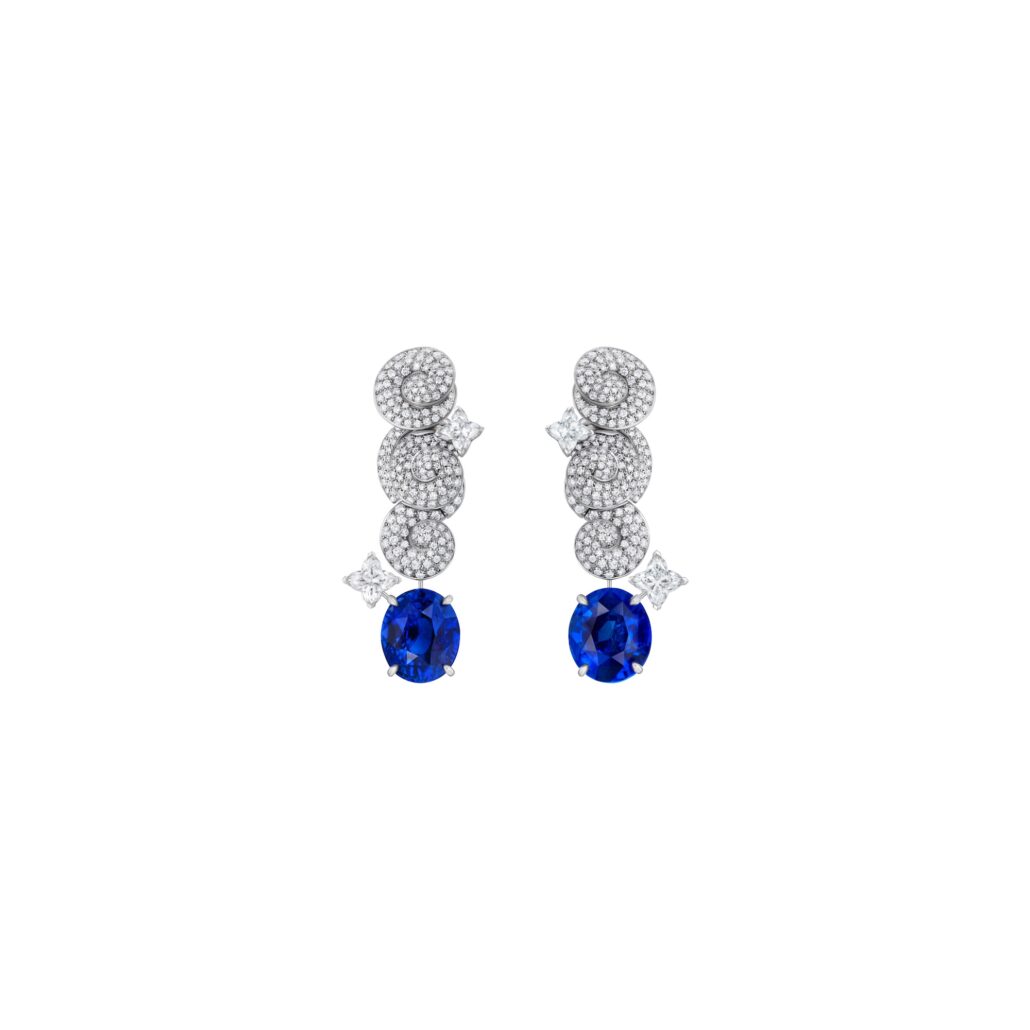 WHISPER EARRINGS. LOUIS VUITTON MYTHICA COLLECTION LOUIS VUITTON HIGH JEWELRY 2