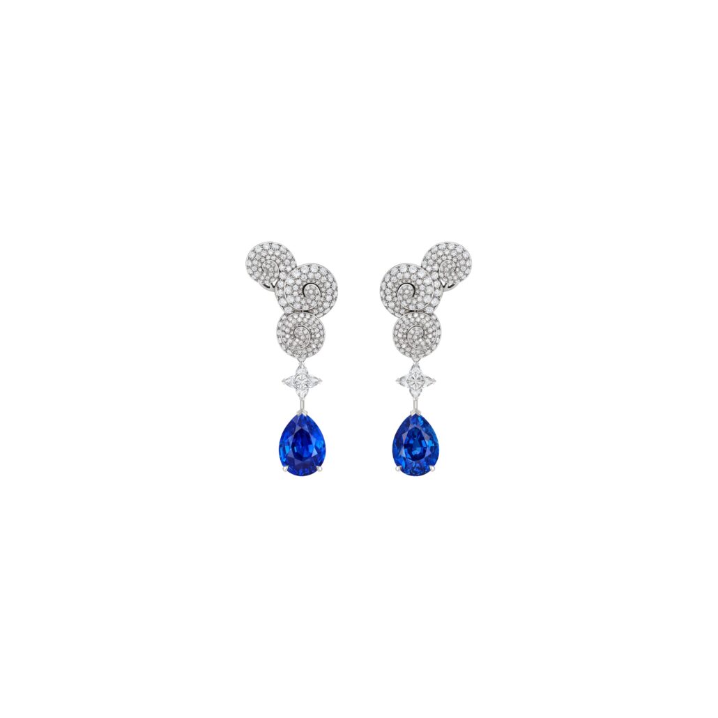 WHISPER EARRINGS. LOUIS VUITTON MYTHICA COLLECTION LOUIS VUITTON HIGH JEWELRY 3