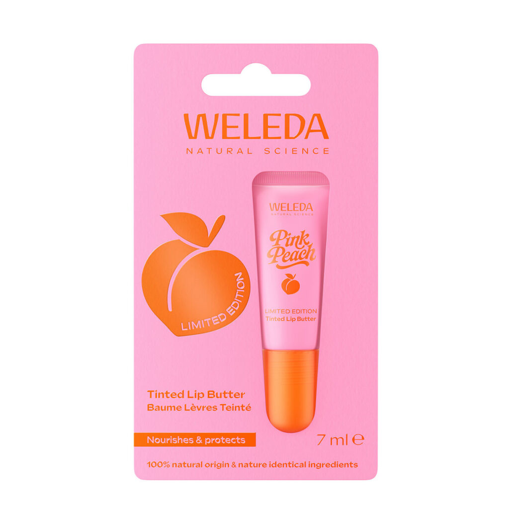 Weleda Limited Edition Pink Peach Tinted Lip Butter 7ml 595 760 CHF 2 1223x1223 1