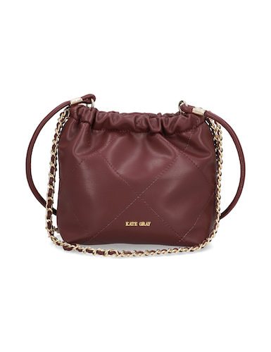 6141403437 HUMANIC Kate Gray Mini Bag Bordeaux E 3999 1