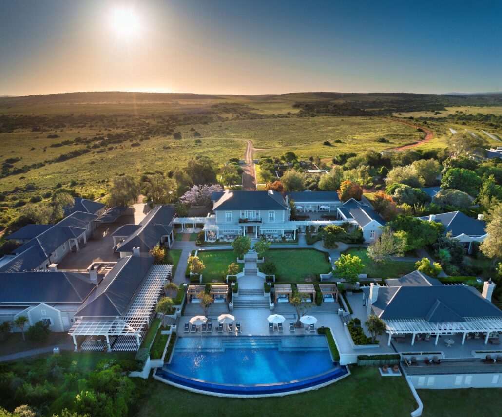 Lodge Long Lee Manor Aerial 1