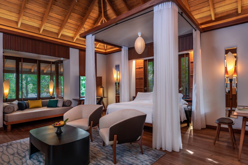 The Datai Langkawi Rainforest Villa bedroom 1