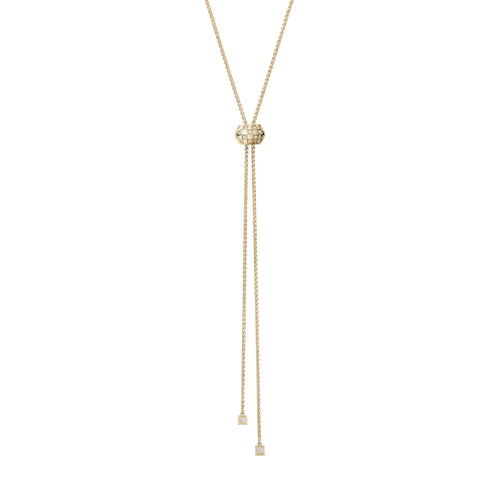 LE DAMIER DE LOUIS VUITTON PENDANT IN YELLOW GOLD AND DIAMONDS. LOUIS VUITTON FINE JEWELRY