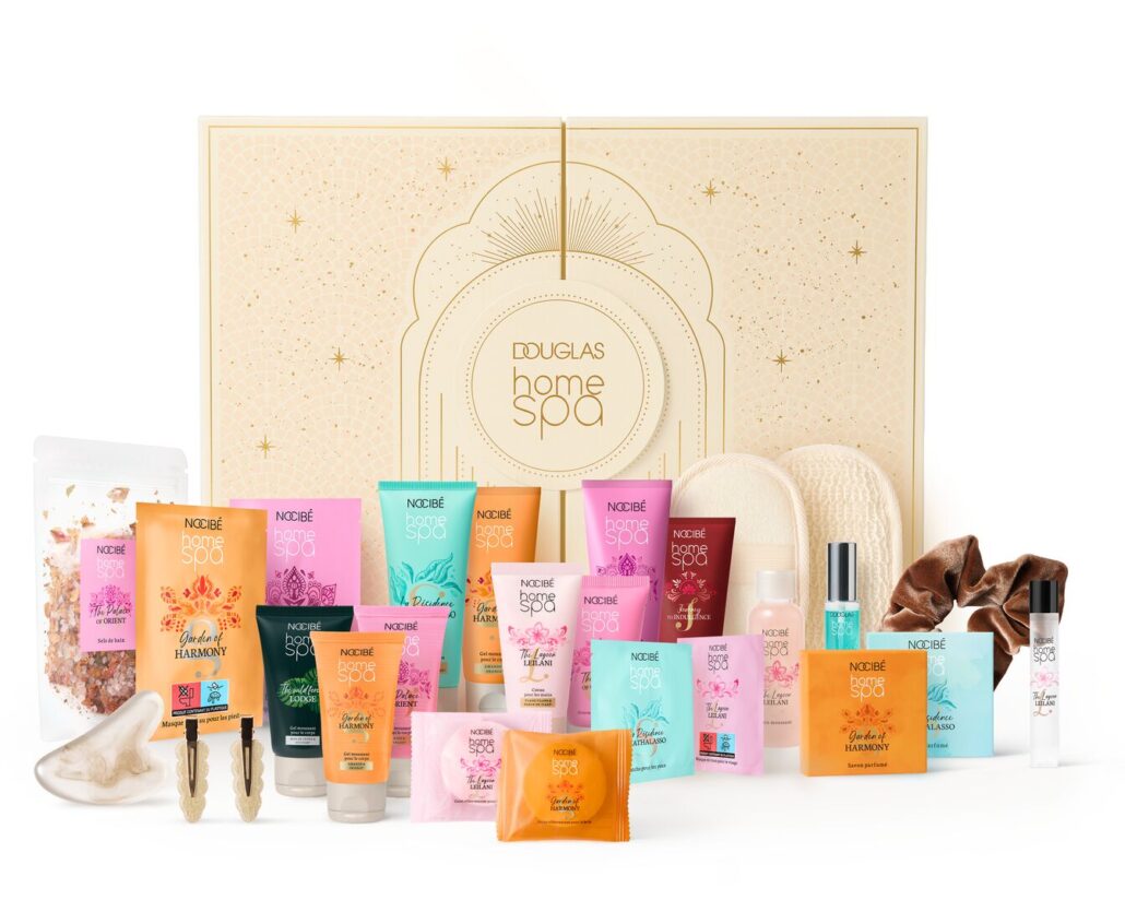 POP plus Header nocibe collection xmas home spa adventcalendar groupshot all components unlimited
