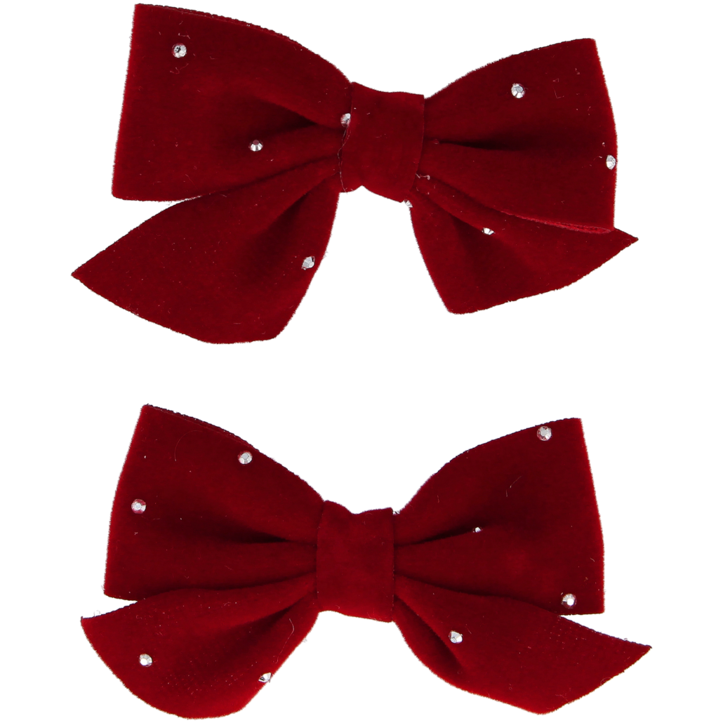 Parsa Beauty Haarclip Schleifen rot