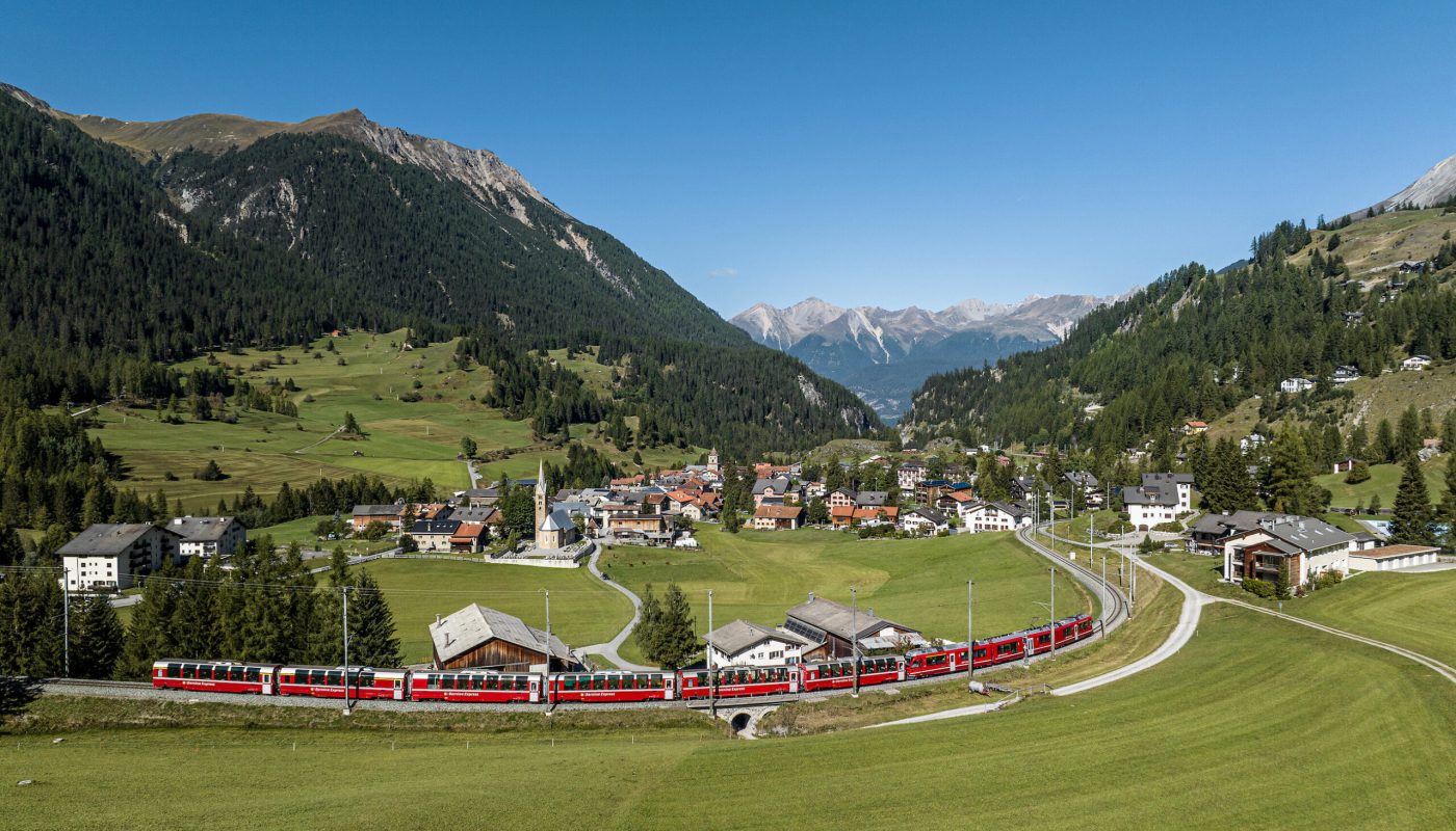 Bernina Express bei Bergün